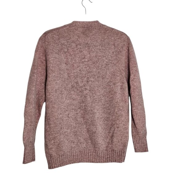 Blancheporte Womens Lavender 100% Lanie Wool Button V Neck Cardigan Size Large - Picture 2 of 5